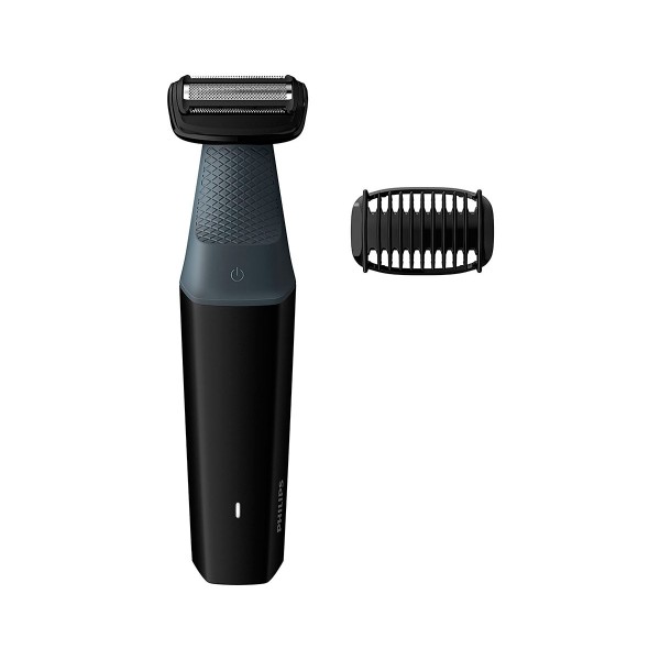 Philips bodygroom series 3000 negro afeitadora corporal apta para la ducha con 1 peine-guía