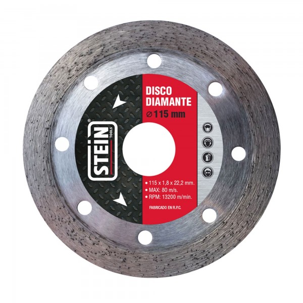 Disco stein diamante continuo 115 mm.