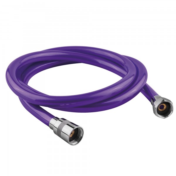 Flexo ducha pvc violeta 1.8mts