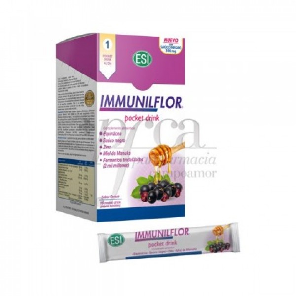 Immunilflor Drink Pocket Esi 16 Sobres Bebibles 20 ml