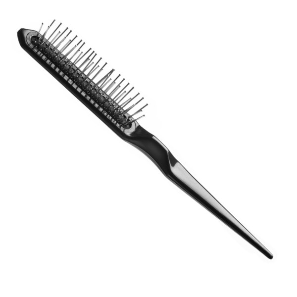Eurostil crepar cepillo pua metal negro negro 1un