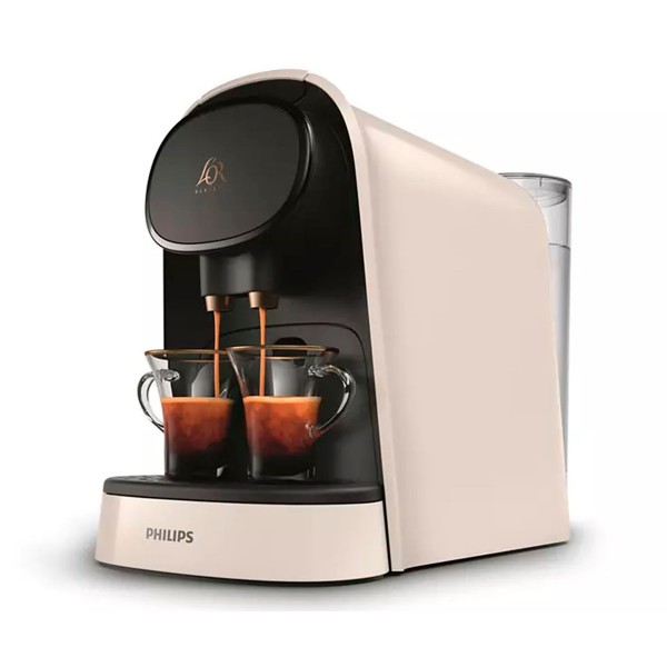 Philips l'or barista blanca cafetera de cápsulas l'or doble carga automática