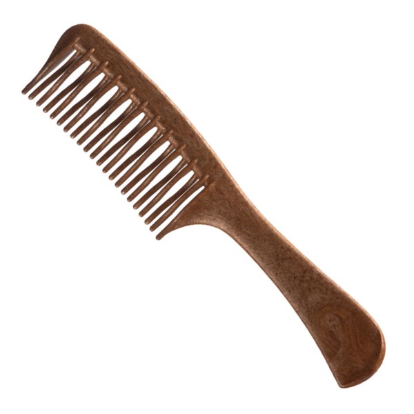 Eurostil escarpidor madera peine pua curvada pequeña 1un