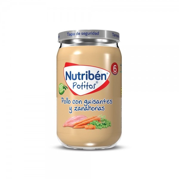 Nutriben Pollo Guisantes Y Zanahorias 235 g