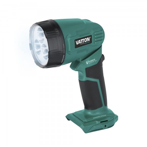 Linterna led mano vatton 20v.sin bateria