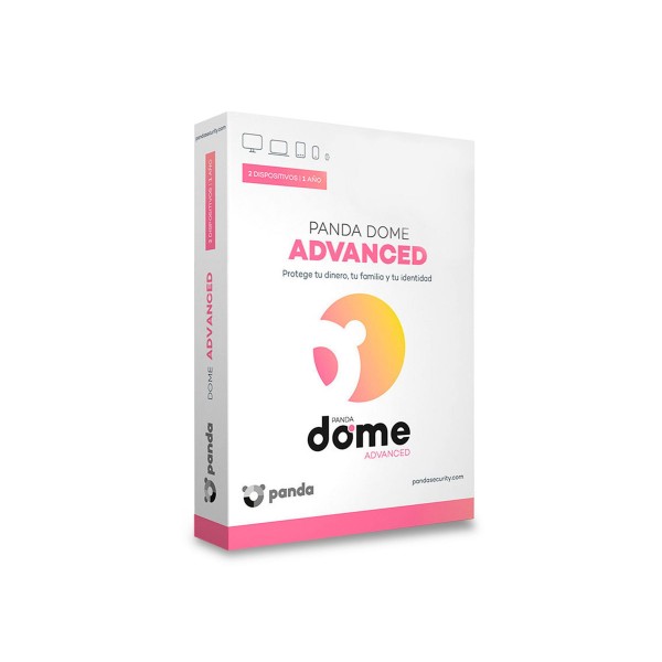 Panda dome advanced antivirus 2 licencias de 1 año para windows mac android e ios