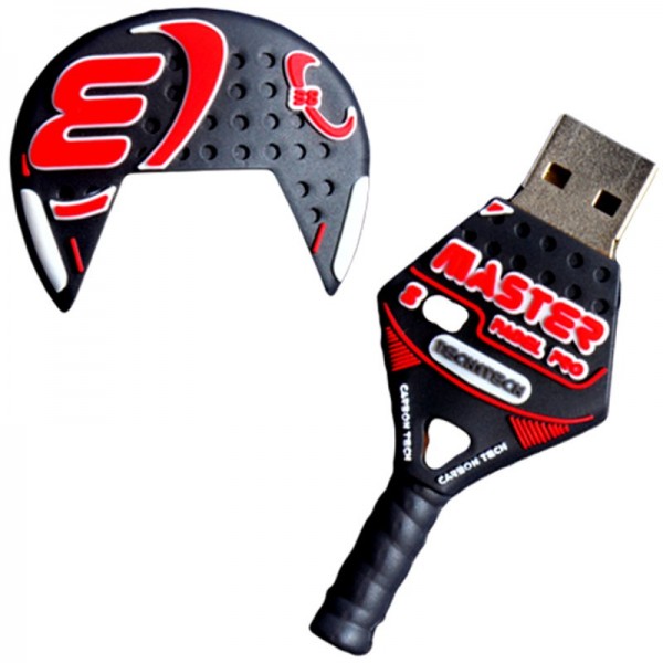 Tech one tech raqueta padel roja 32 gb usb 2.0