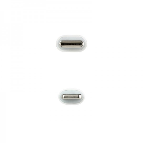 Nanocable cable lightning a usb-c 0,5 metros