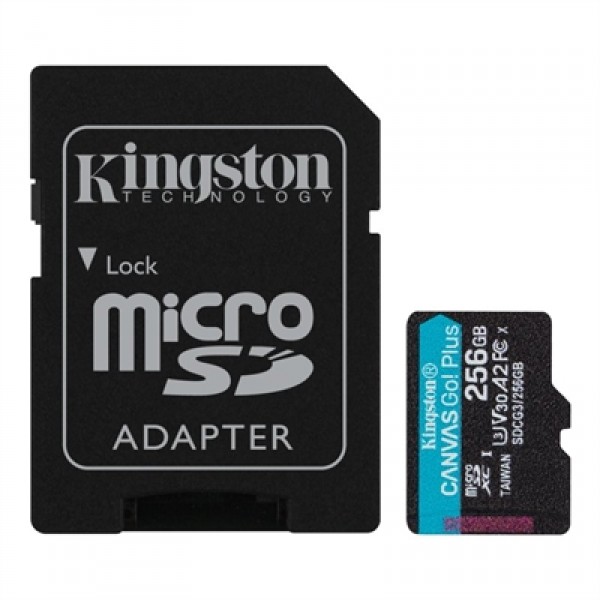 Kingston sdcg3/256gb microsd a2 clase 10 256gb c/a
