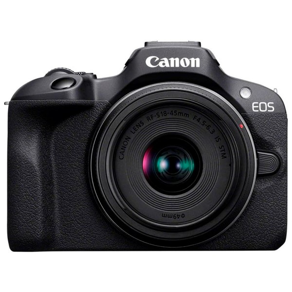 Canon eos r100 + objetivo canon rf-s 18-45mm is stm / cámara mirrorless