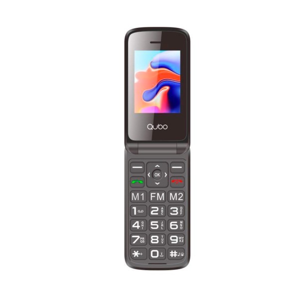 Qubo senior x-247 2g black / móvil 2.4"