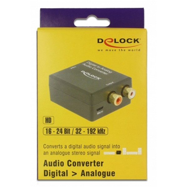 Delock convertidor de audio digital a analogico