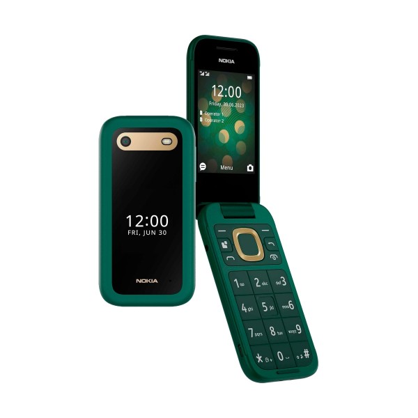 Nokia 2660 flip 4g green / móvil 2.8"
