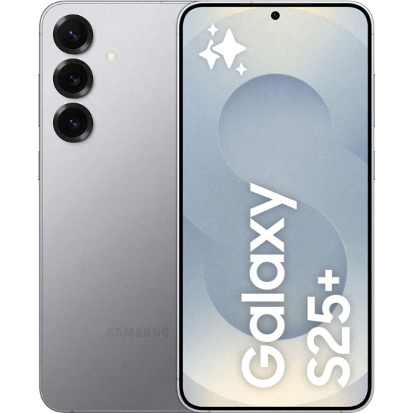 Samsung galaxy s25+ silver shadow/ 12+256gb / 6.7" amoled 120hz qhd+