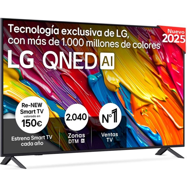 Lg qned ai qned82 / televisor smart tv 75" qned uhd 4k hdr