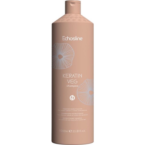 Echosline keratin veg champu reestructurante 1000ml