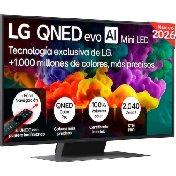 Lg qned evo miniled ai qned86 / televisor smart tv 55" qned 4k uhd
